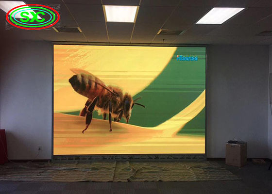 Druckguss-Aluminium-Bühnenbildschirm HD LED-Bildschirm 2mm Pixel Pitch Feuchtigkeitsnachweis Aluminiummaterial NOVA-System