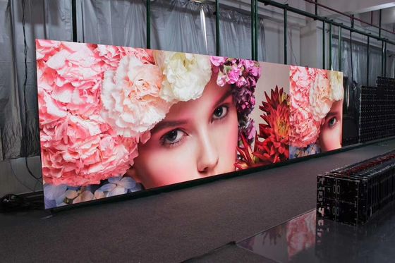 Hochhelligkeit Innenraum Vollfarbe P5 320*160mm LED Video Wand Mietbildschirm