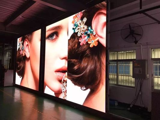 Hochhelligkeit Innenraum Vollfarbe P5 320*160mm LED Video Wand Mietbildschirm