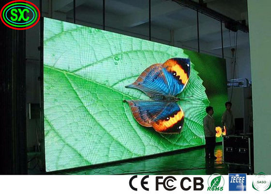 Wasserdicht und schmierfrei P3.91 1R1G1B Innenraum-Full-Color-LED-Display