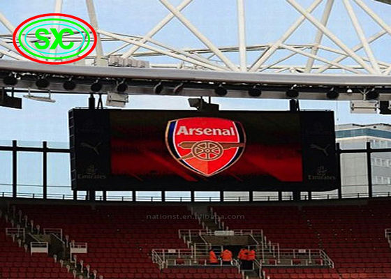 Outdoor Stadium Led Display Schrei Werbung P10 Vollfarbe 960*960mm Werbetafeln