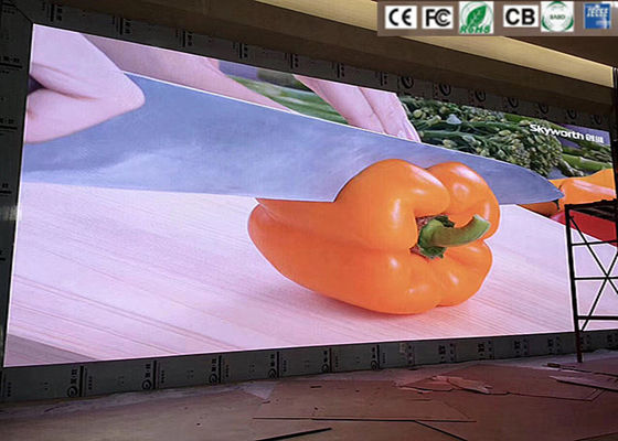 P4 Indoor Led Video Wandbildschirm in voller Farbe Energieeinsparung für Kirchen-Merting-Raum