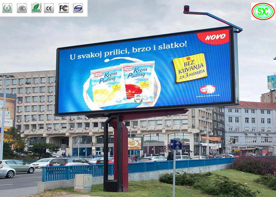Full Color Outdoor IP65 P10 Straßen-Highway SMD3535 Led Werbetafeln