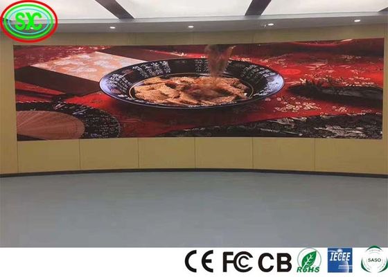 Werbung Vollfarbe LED Weich gekrümmte Anzeige RGB Modul/Indoor P3.91 China Flexibel