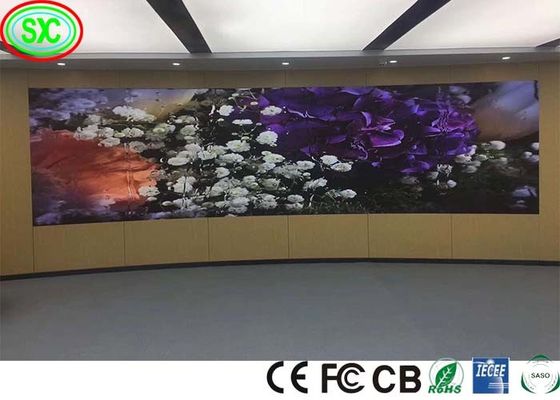 Werbung Vollfarbe LED Weich gekrümmte Anzeige RGB Modul/Indoor P3.91 China Flexibel