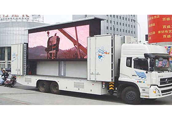 Hohe Helligkeit P5 P6 Vollfarbbus Rückfenster LED-Videowandbildschirm für Außenwerbeanzeigen