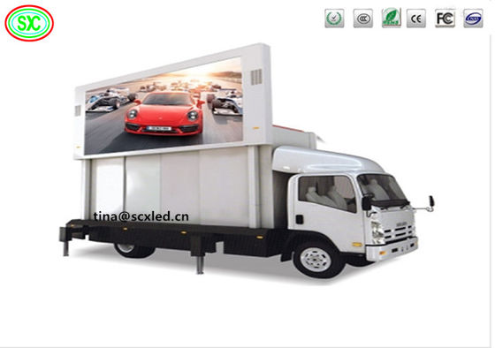 P10 Vollfarbiger mobiler LED-Bildschirm / Outdoor-LED-Video-Display für Werbung