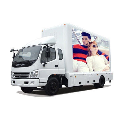 Outdoor HD Full-Colour Video Lastwagen Montierte Led-Bildschirme Multimedia Werbung P10