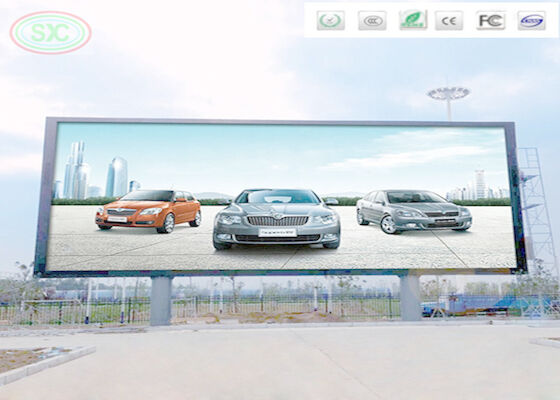 Outdoor-Billboard Video Full Color P8 Große Werbe-LED-Bildschirme