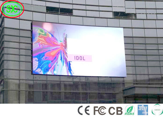 Outdoor-P6 SMD2727 1R1G1B 7000cd/m2 Vollfarbige LED-Panels für den Außenbereich Vollfarb-LED-Display