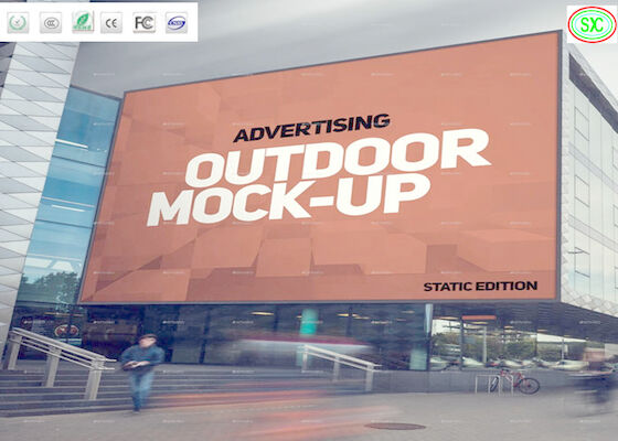 P6 Hochhelligkeit Werbung Großer Outdoor Led Display Bildschirm Digitale Plakate