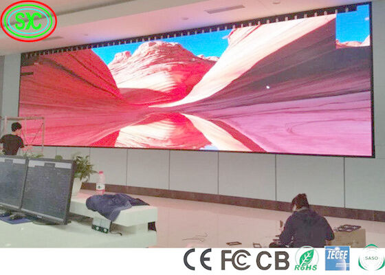 Farbenreiche hohe InnenBildwiederholfrequenz über 3840hz SMD P2 P3 P4 P5 führte Schirm-Platten der Anzeigen-Wand-LED
