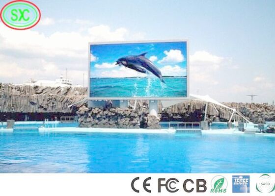 LED-Display IECEE P8 P10 40000 Punkte/m2 SMD3521 Außen-LED-Video-Display Außen-LED-Bildschirm