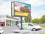 Hoher Werbungs-Anschlagtafel-Hersteller der Weisen-Straßen-hohen Qualität P10 wasserdichter LED im Freien
