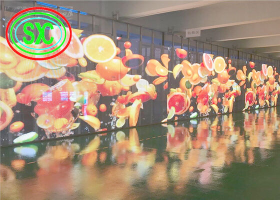P3.91 - 7.81 Transparente LED-Anzeige in voller Farbe im Innenbereich Bildschirm HD-Bildschirm ohne Schmutz