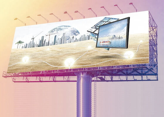 Outdoor-Werbung LED-Billboard-Straße P10 Vollfarb-LED-Display-Panels mit Spalte