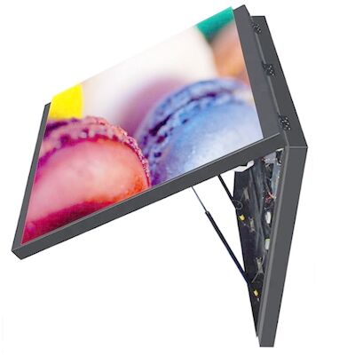 6mm Pixel Pitch Outdoor Full Color LED Display Drahtlose Steuerung Vorder-/Hinterseite IP65/IP54 Eisenstahlschrank 32,5kg Gewicht