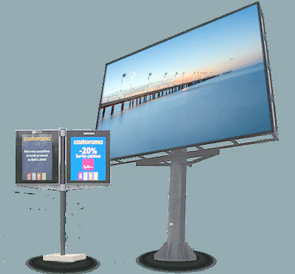 Wasserdicht P10 Outdoor Vollfarbwerbung Led Video Display 5000cd / m2 Helligkeit