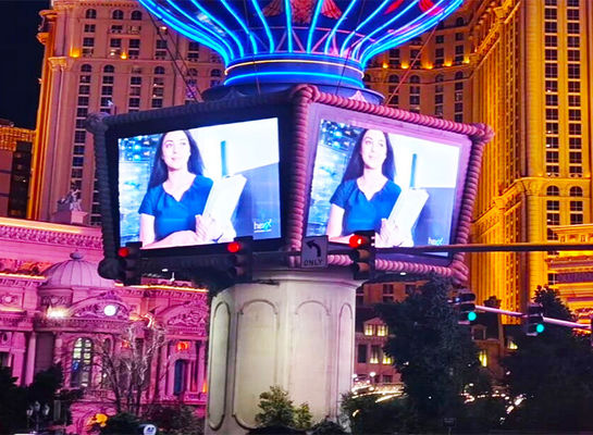 P10 Outdoor LED Werbebildschirm 10mm Pixelabstand IP65 Wasserdicht