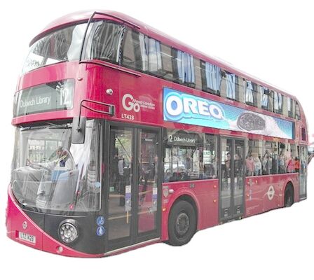 Außenbus Wasserdicht LED Werbeplakate Vollfarbe P5 Vollfarbe Front Service