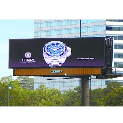 Stadion Highway Werbung Hohe Helligkeit Outdoor Vollfarbe P10 LED Video Wandplatte mit Spalte