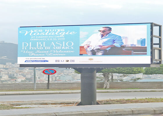Straßenstraßenseite Vollfarb-LED-Display Bildschirm P10 Außen-Hochhelligkeits-Werbe-Billboard