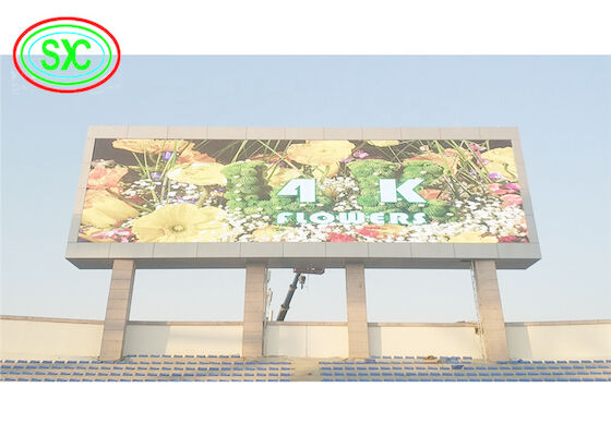 Außengebäude P6 SMD Werbung Billboard Große Wärmeverteilung Vollfarbe