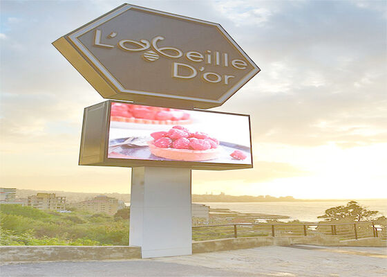 China HD Outdoor Full Color P10 LED Display Großer Bildschirm Werbung geeignet für hohe Temperaturen