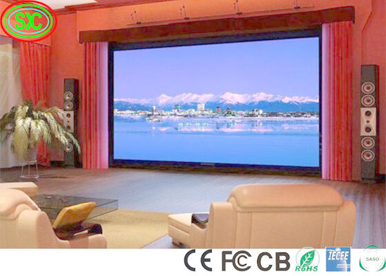 Farbenreiche ultra Videowand-Innenwerbung der hohen Auflösung 4K Bleischirm