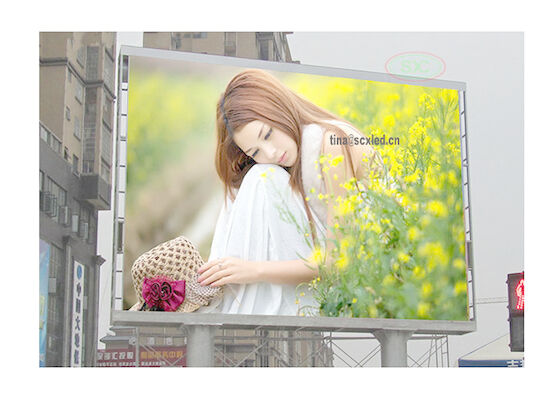 SMD IP65 Outdoor Full Color LED Display Bildschirm P10 Gebäudewerbung LED-Plakette