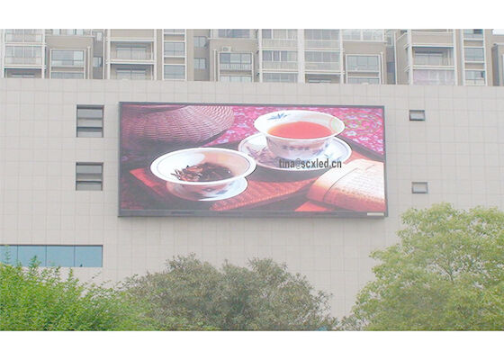 SMD IP65 Outdoor Full Color LED Display Bildschirm P10 Gebäudewerbung LED-Plakette