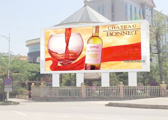 SMD IP65 Outdoor Full Color LED Display Bildschirm P10 Gebäudewerbung LED-Plakette