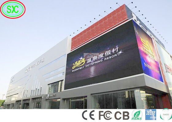 Full Color 6000cd/M2 10mm Pixel Werbung Led Panel SMD3535 Led Bildschirm Außenwerbung