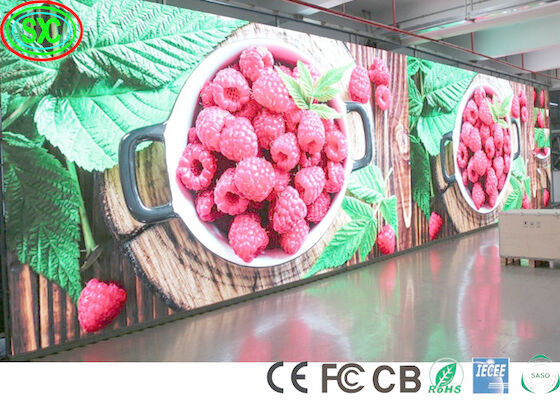 IECEE 1300cd/m2 Bühnenvermietung Led Hintergrund P3.91 SMD2121 Vollfarb-LED-Display