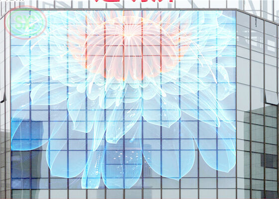 1R1G1B Transparenter LED-TV-Bildschirm 1000mmx1000mm Gehäuse Größe