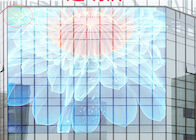 Geringe Energie verbrauchen Innentransparenten LED Schirm Innen-900W/M2 g 3.91-7.82 SMD2525