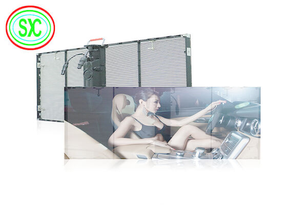 HD-Full-Colour-Video Werbung Led-Bildschirm G3.91-7.82 Innenfensterglas Transparent Led-Display