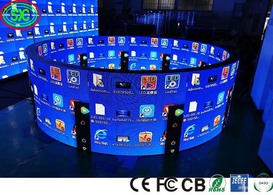 360° Outdoor Sphere LED Display 3,91 mm Pixelabstand 500x1000 mm