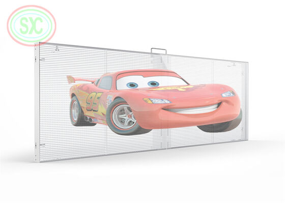 Gehäuse Material Aluminium Transparent LED-Display mit durchschnittlich 1000 Stunden ohne Ausfall