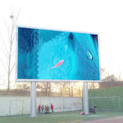 Werbung Festinstallation 6500cd Hochhell P6 Outdoor Full Color Led Bildschirm
