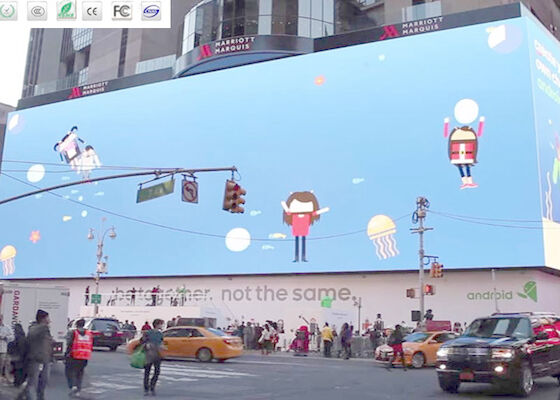 Vollfarbige LED-Werbung Billboard P10 Outdoor LED-Display für Einkaufszentren Festinstallation