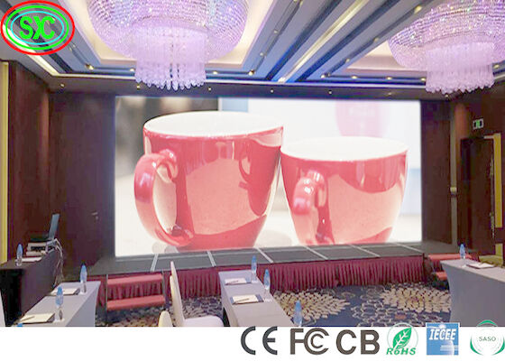Vermietung 1200nits P3.91 Innenraum Vollfarb-LED-Display 450W Vollfarb-LED-Display