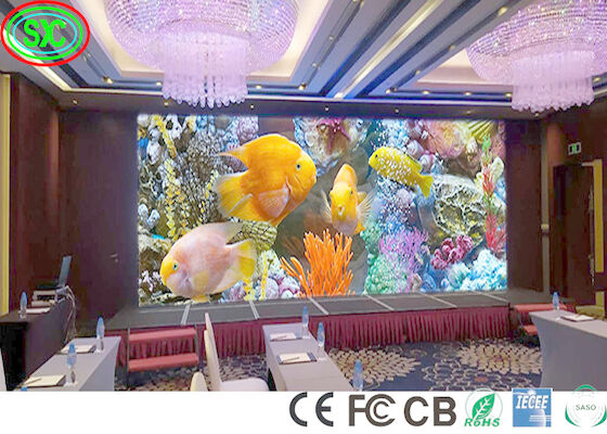 Vermietung 1200nits P3.91 Innenraum Vollfarb-LED-Display 450W Vollfarb-LED-Display