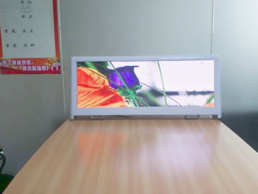 Zeichen-Anzeigen-im Freien leichte Taxi-Spitze LED Seiten Kabinetts 2 p5 96x32cm Auto-LED mit Steuerung WIFIS 4G