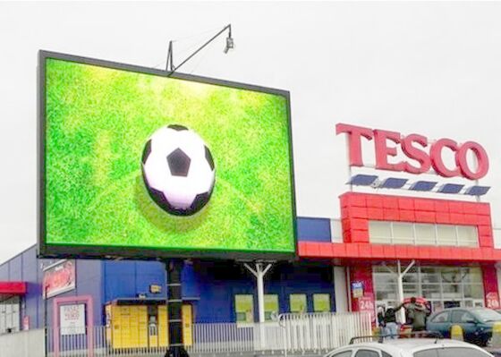 Flexible Schirm-Anzeigen-hohe Auflösung SMD2727 Stadiums-des im Freien LED 3 Jahre Garantie-