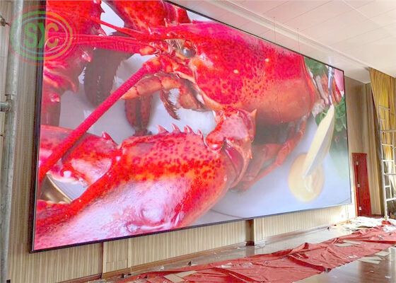 7680Hz LED-Innenwand-LED-Display P2.6 P2.9 P3.91 P4.82 LED-Bildschirm mit VX400-Videoprozessor