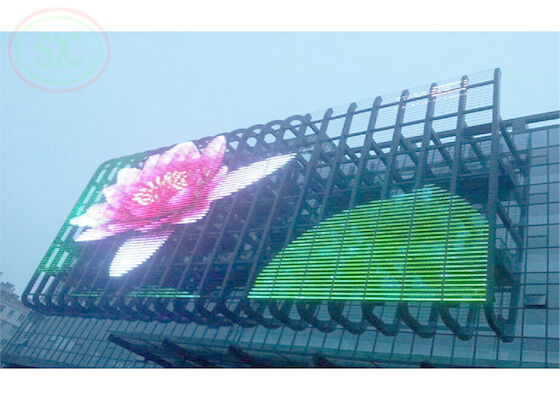 Wasserdicht sichtbares Innenraum G3.91-7.82 transparentes LED-Display LED-Wand-LED-Werbetafel