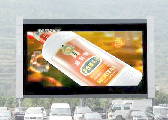 COB P1.25 DIP Outdoor Full Color LED Werbebildschirm 1R1G1B Hohe Helligkeit