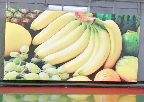 Ultrachleiner, schmierfreier Aluminium-Druckbildschirm RGB P2.5 7500cd/m2 Innenwerbe-LED-Display