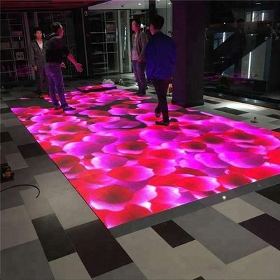 Vollfarbige Disco-Nachtclub-Matte Beleuchtete Tanzfläche P4.81 LED-Panels für Hochzeitsfeier